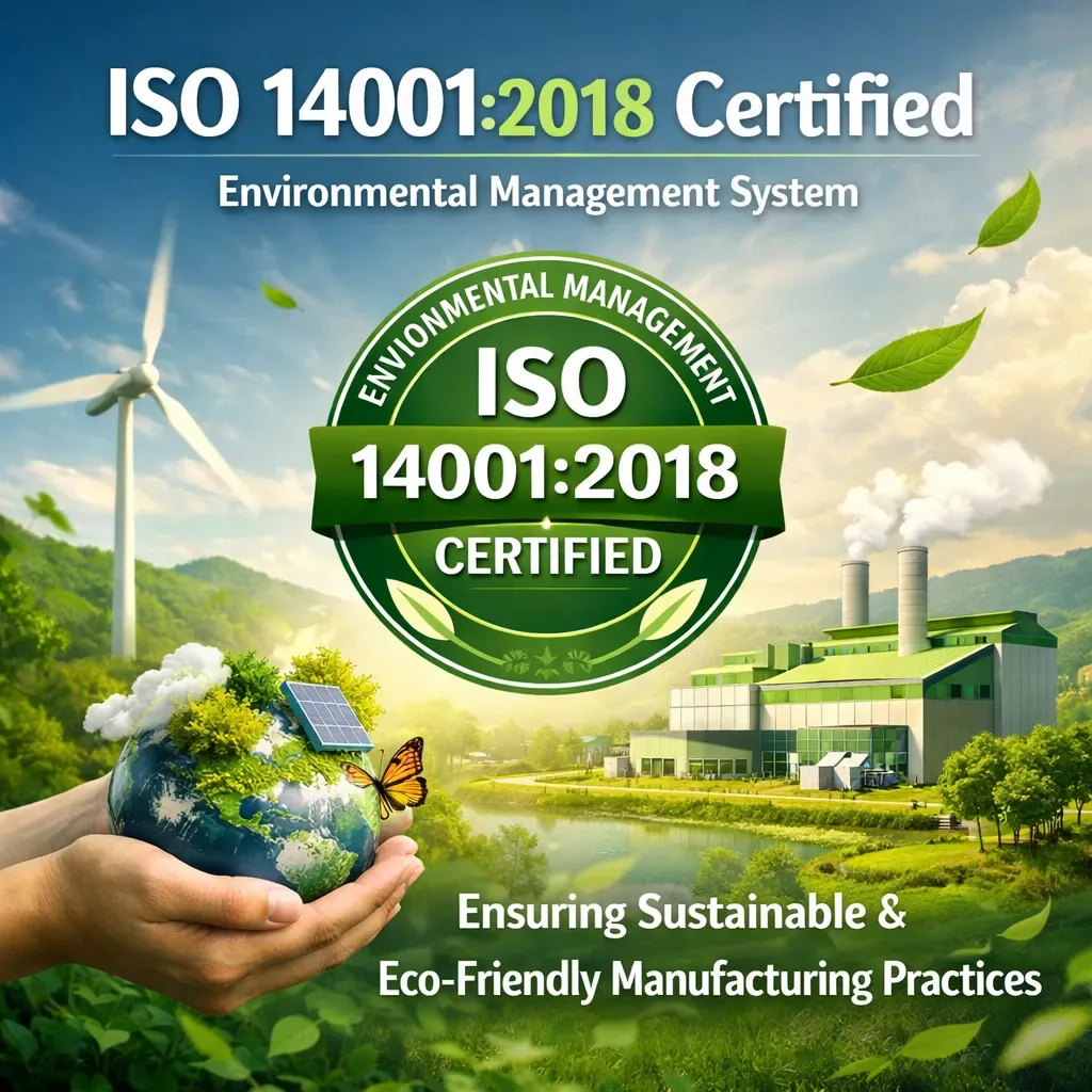 ISO 14001:2018 Certified